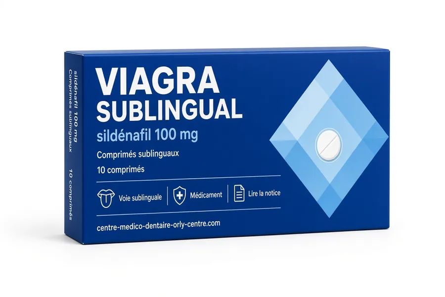 Boîte de Viagra Sublingual 100 mg sildénafil comprimés